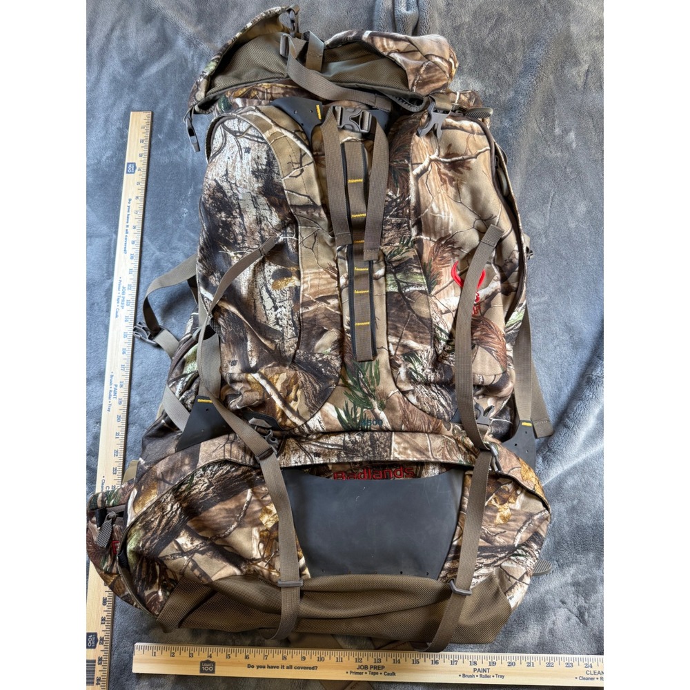 Badlands 4500 35" Camo Backpack Hunting Hiking Outdoors Internal Frame Large